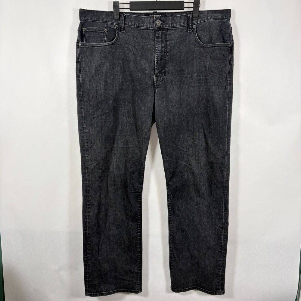 Lucky Brand 181 Relaxed Straight Jeans Mens Size 40x32 Faded Black 5 Pocket